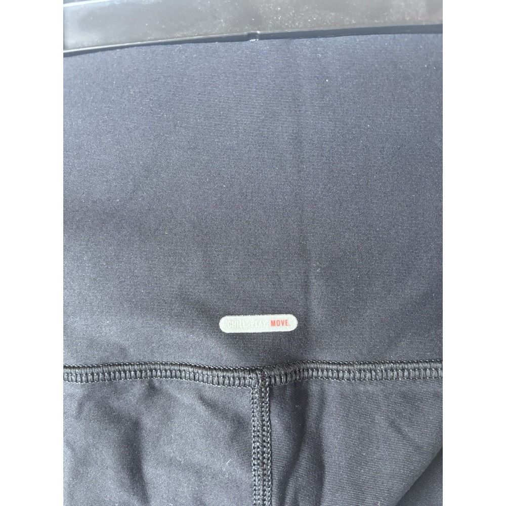Aerie‎ Leggings Women's Small Black Side Mesh Pocket Athletic Yoga - Picture 5 of 7